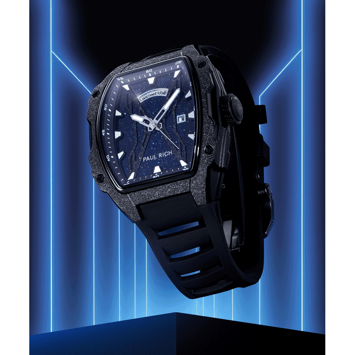 Astro Day & Date Galaxy Black