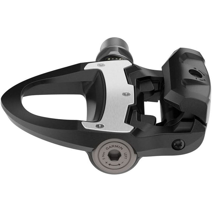 Garmin Rally RS110 Power Meter Pedals - Single Sided Clipless, Composite, 9/16", Black, Pair, Single-Sensing, Shimano SPD-SL