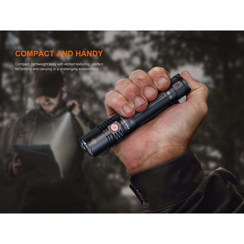 Fenix PD36R V2 Compact Rechargeable Tactical Flashlight - 1700 Lumens