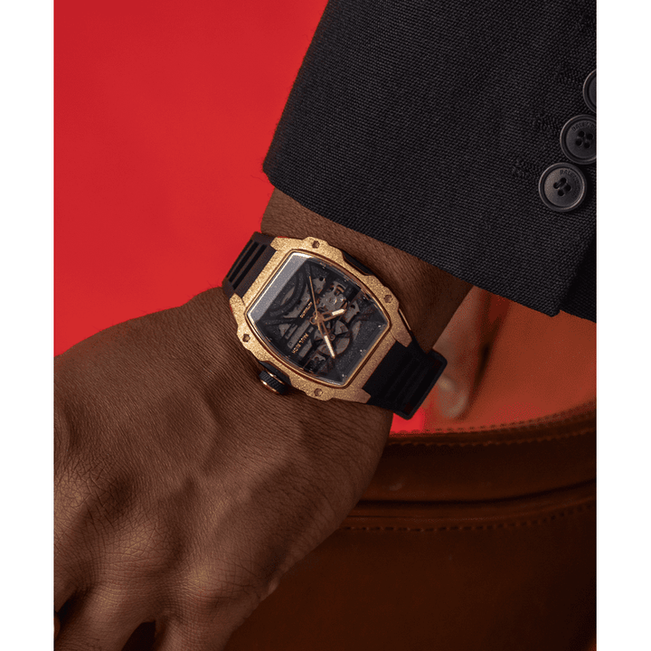 Astro Skeleton Gold Watch by Paul Rich - Innovative Design