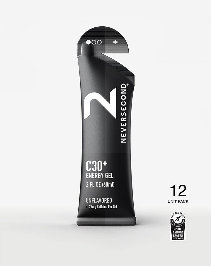 NEVERSECOND C30+ Unflavored Energy Gel