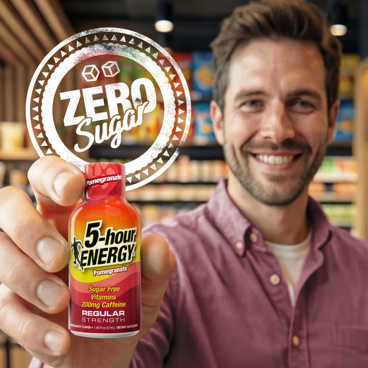 5-hour Energy Pomegranate Flavor Regular Strength 5-hour ENERGY Shots