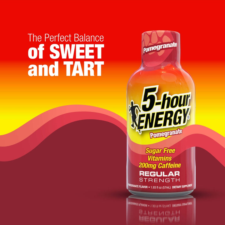 5-hour Energy Pomegranate Flavor Regular Strength 5-hour ENERGY Shots
