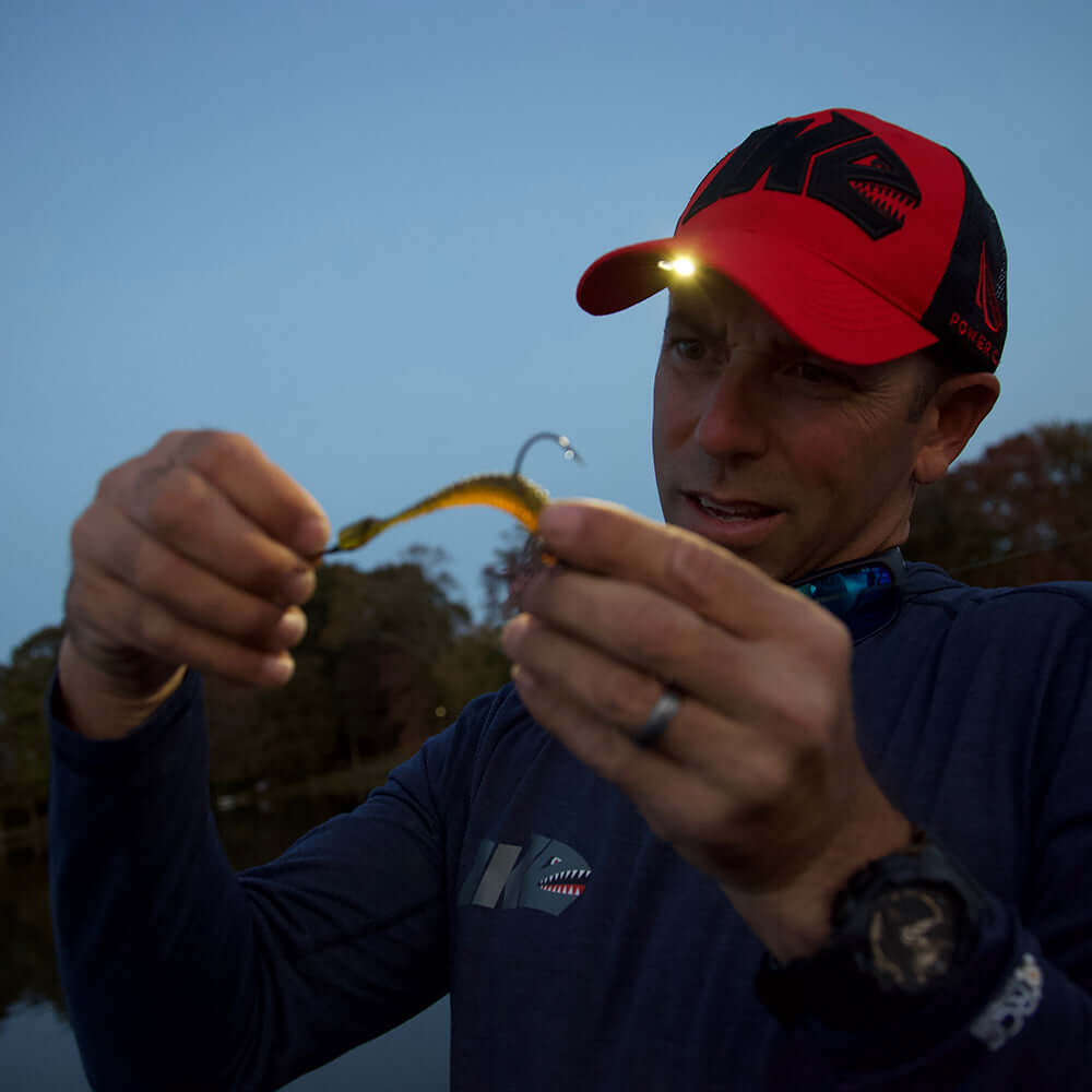 Panther Vision POWERCAP 2.0 Mike Iaconelli Pro Series Fishing LED Lighted Headlamp Hat