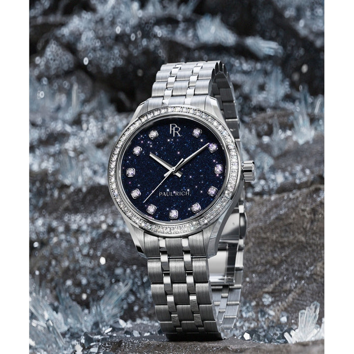 Crystelle Silver Blue Aventurine Watch Collection