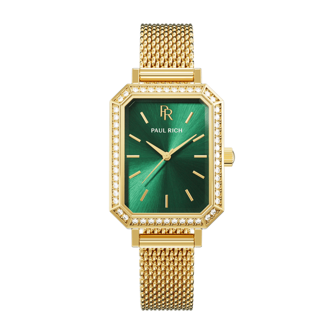 Icon Gold Green - Luxury Women's Watch Collection