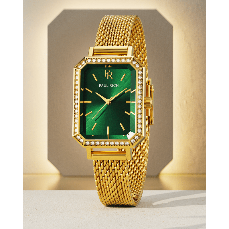 Icon Gold Green - Luxury Women's Watch Collection