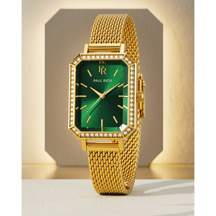 Icon Gold Green - Luxury Women's Watch Collection
