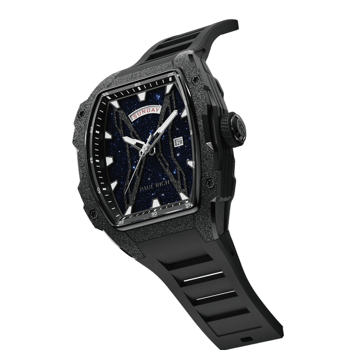 Astro Day & Date Galaxy Black