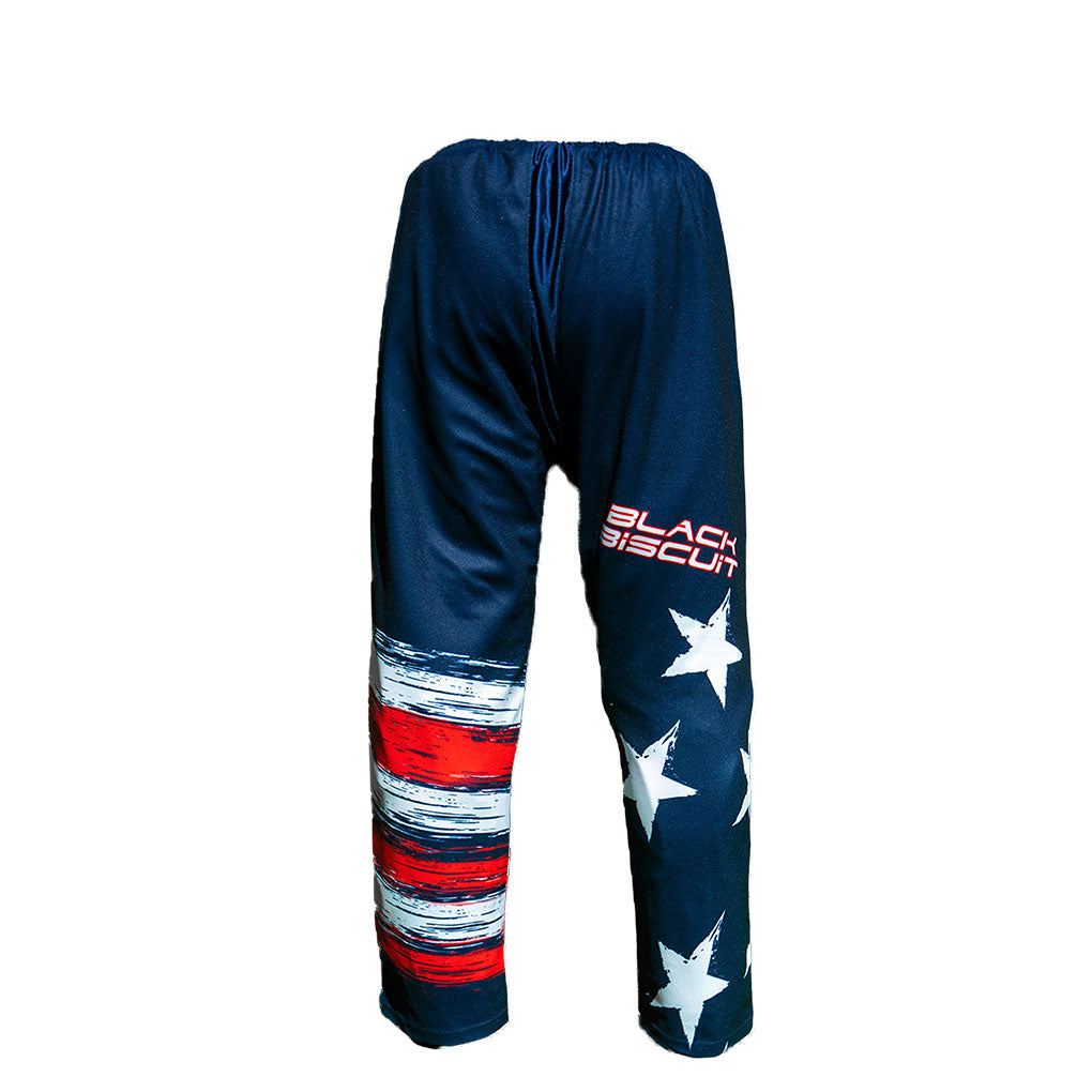 USA Flag Inline Hockey Pants for Enhanced Performance