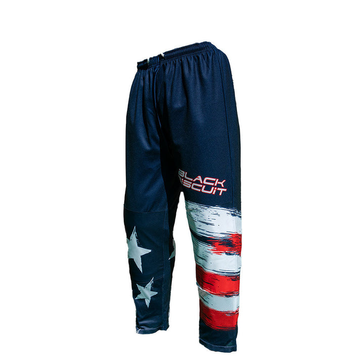 USA Flag Inline Hockey Pants for Enhanced Performance