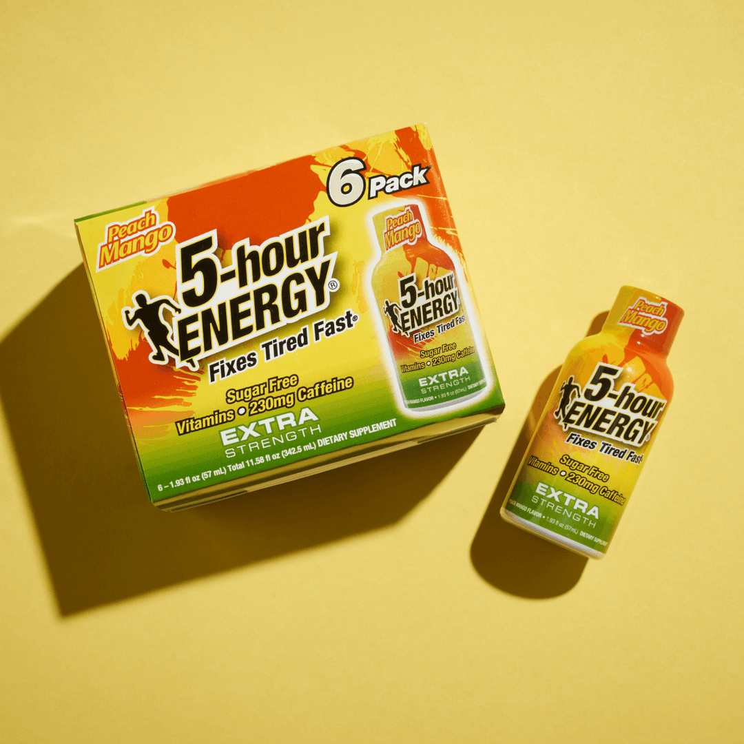 5-hour Energy Peach Mango Flavor Extra Strength 5-hour ENERGY Shots