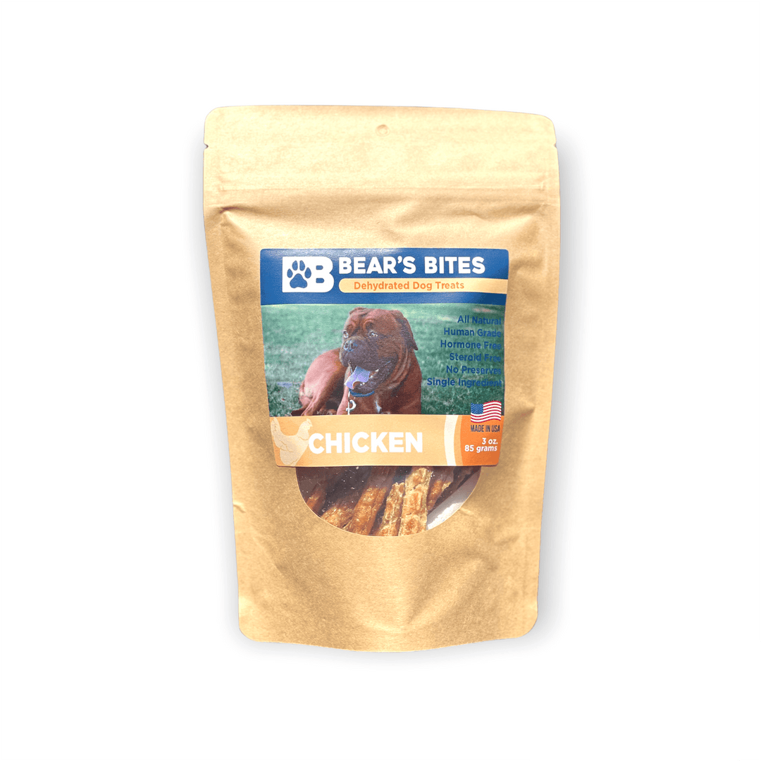 Single Ingredient, Dehydrated Chicken Dog Treats