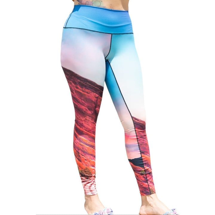 Colorado Threads Red Rocks Sunrise Yoga Pants
