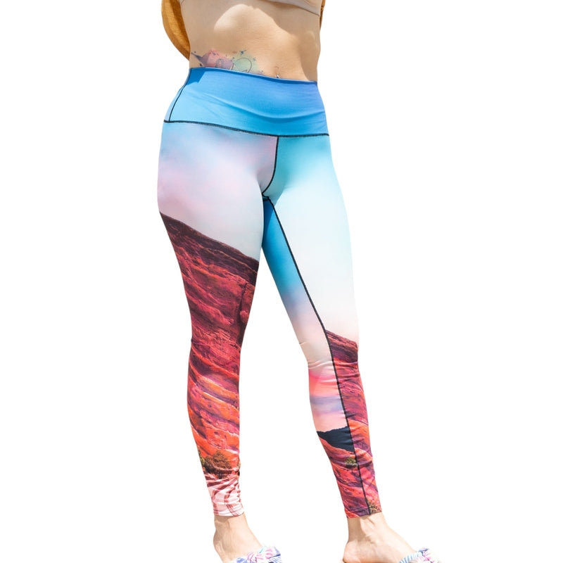 Colorado Threads Red Rocks Sunrise Yoga Pants