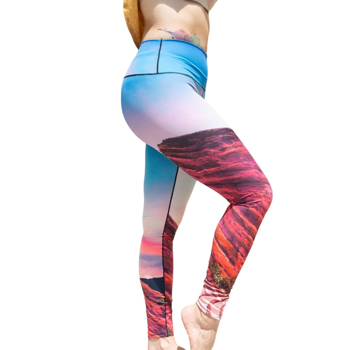 Colorado Threads Red Rocks Sunrise Yoga Pants