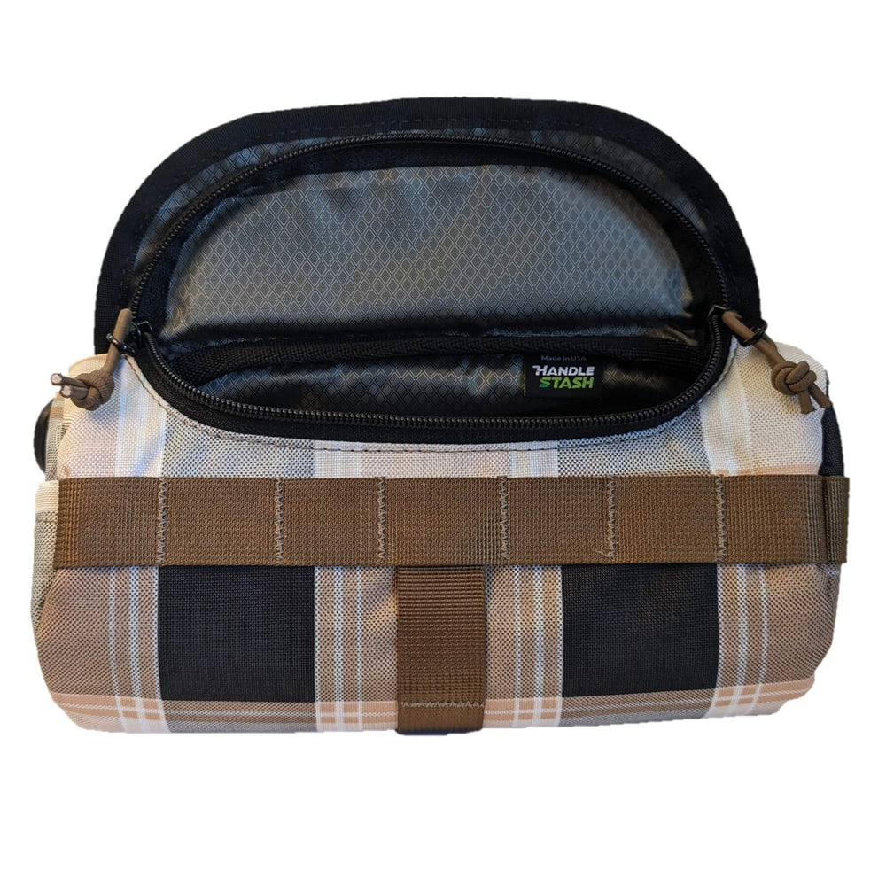 Bigmouth Burrito Handlebar Bag - Plaid Max