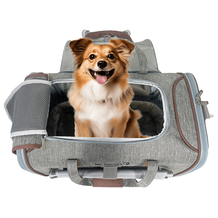 Mr. Peanut's Gold Series Standard Size Airline Compliant Expandable Pet Carrier