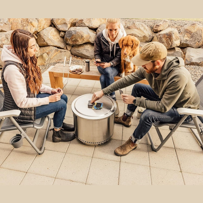 TRAPSKI Solo Stove Lid made of 304 Stainless Steel for Outdoor Fire Pits