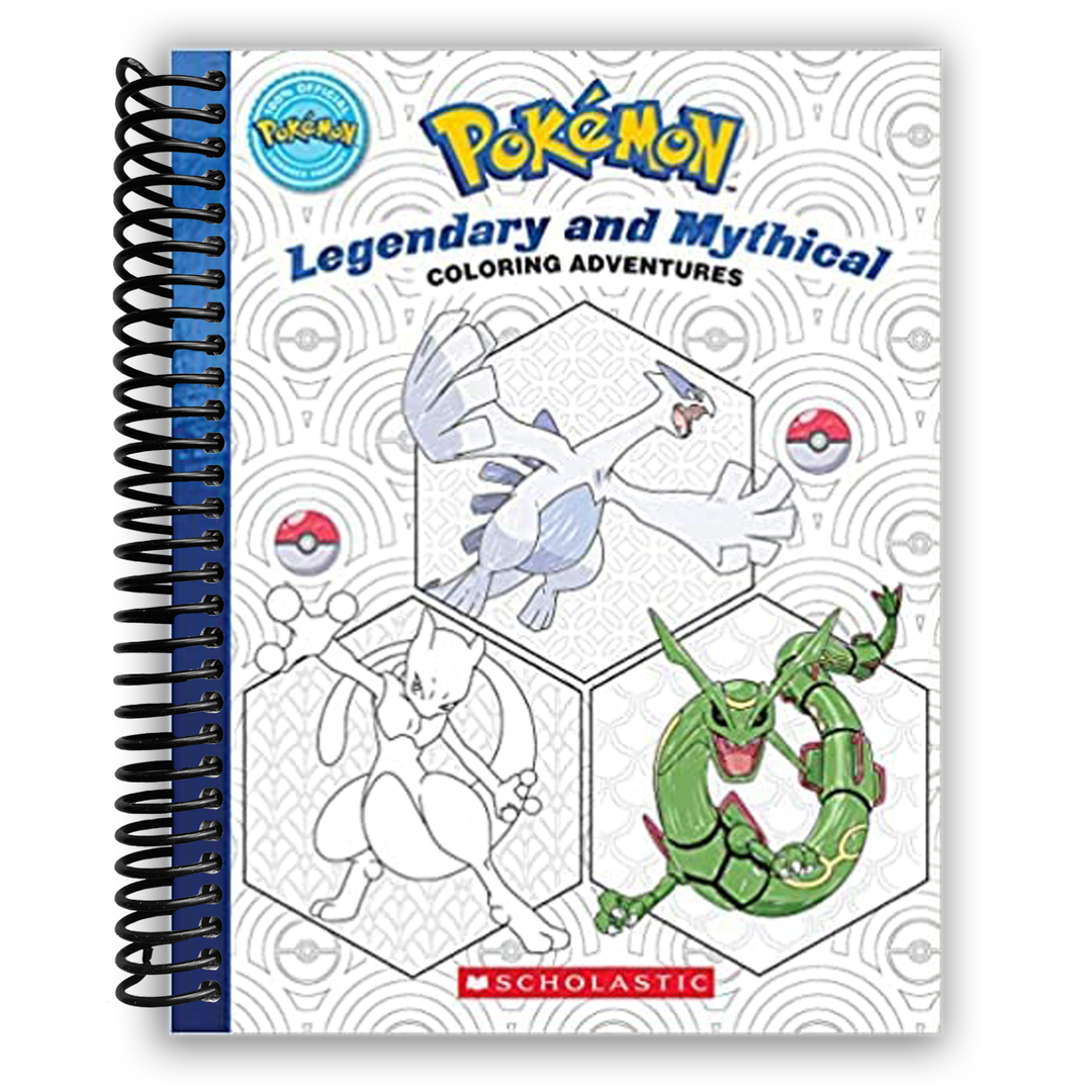 Pok√©mon Coloring Adventures #2: Legendary & Mythical Pok√©mon Spiral Bound