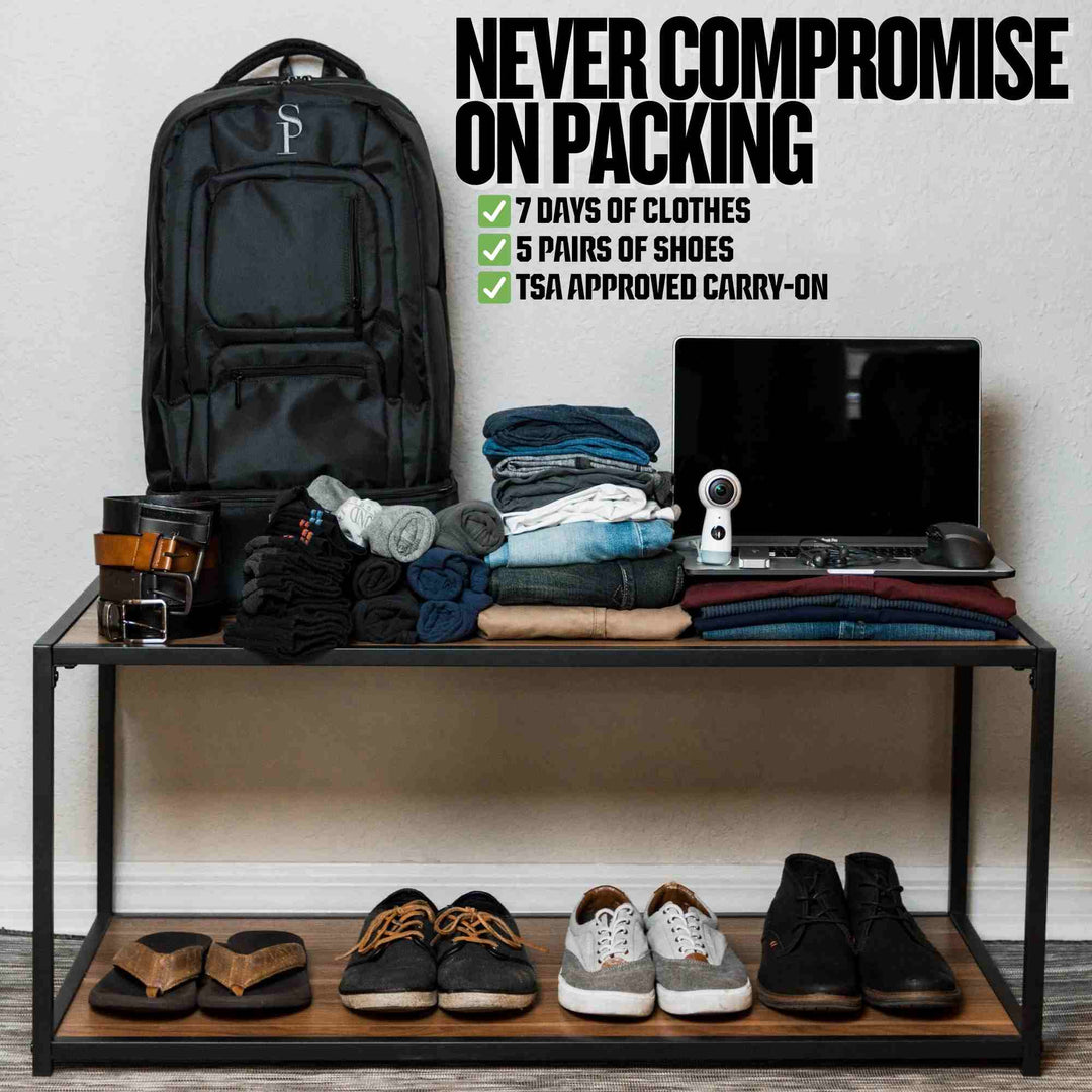 Sole Premise Sole Premise Carry-On Design For Shoes, Clothes, Laptop And Camera