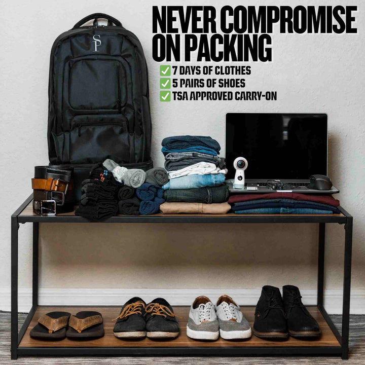 Sole Premise Sole Premise Carry-On Design For Shoes, Clothes, Laptop And Camera