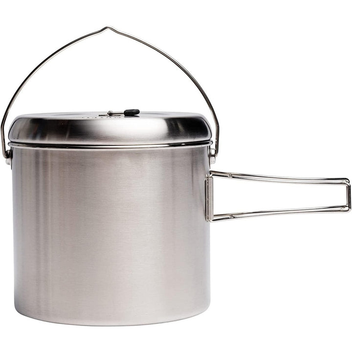 TRAPSKI Solo Stove Pot 900/1800/4000 Stainless Steel Companion Pots | Lightweight Aluminum Pot Holding Tripod | Great Portable Cookware for Backpacking, Camping & Survival Adventures | Deisgned for use with Lite/Titan/Campfire Solo Stoves