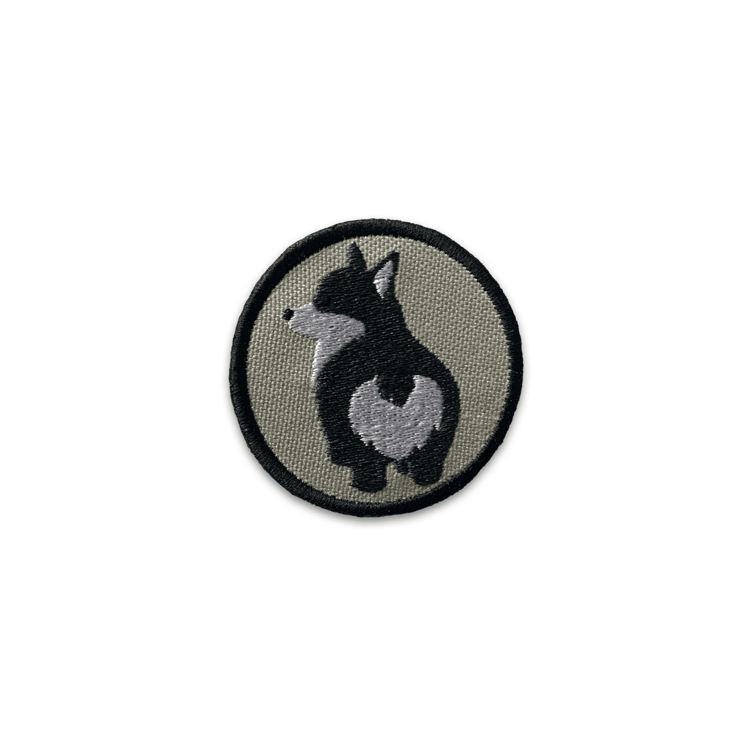 K9 Sport Sack Gray Corgi Bum Patch