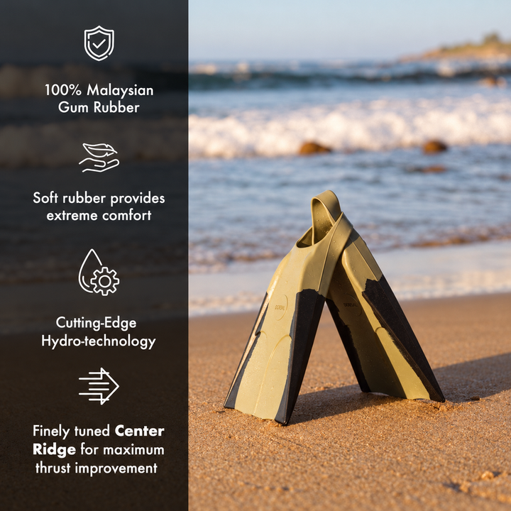 DORSAL Bodyboard Swim Fins for Body Surfing