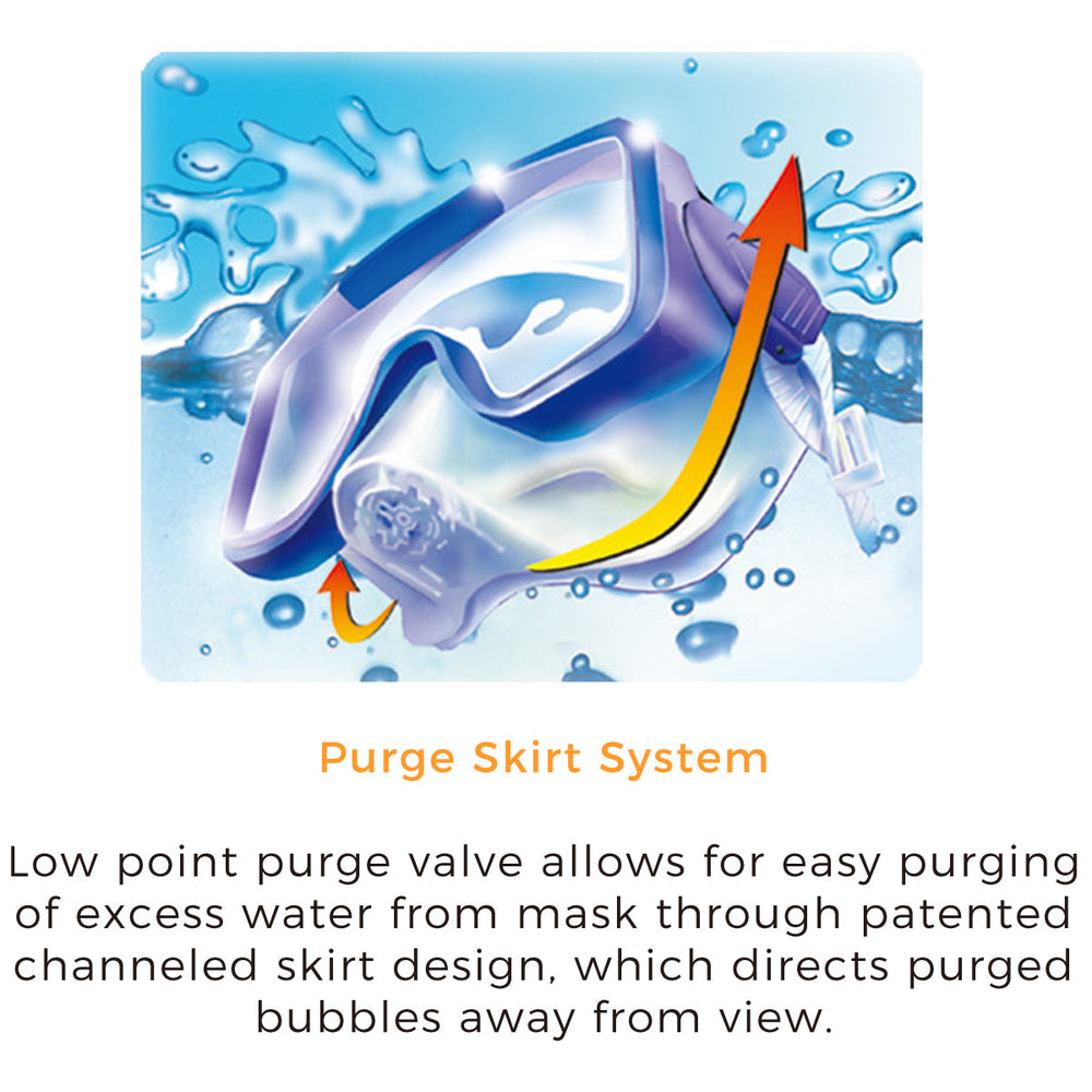 Cosmos Jr. Diving Mask for Narrow Faces