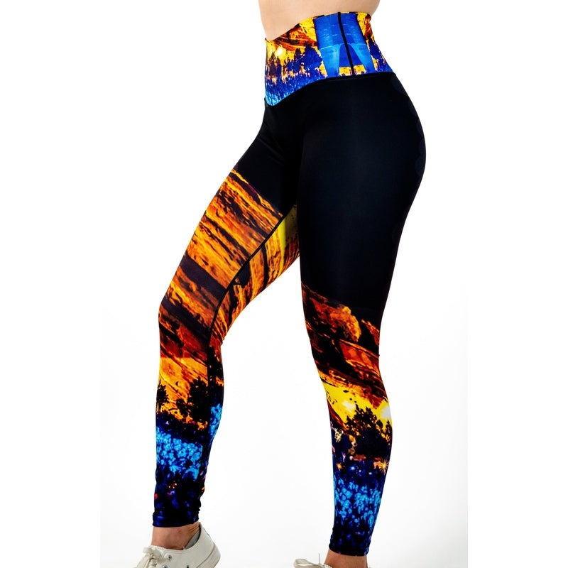 Colorado Threads Red Rocks Concert Yoga Pants