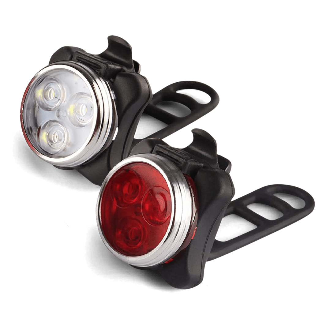 Rechargeable Clip-on Bike Light 2-Pack