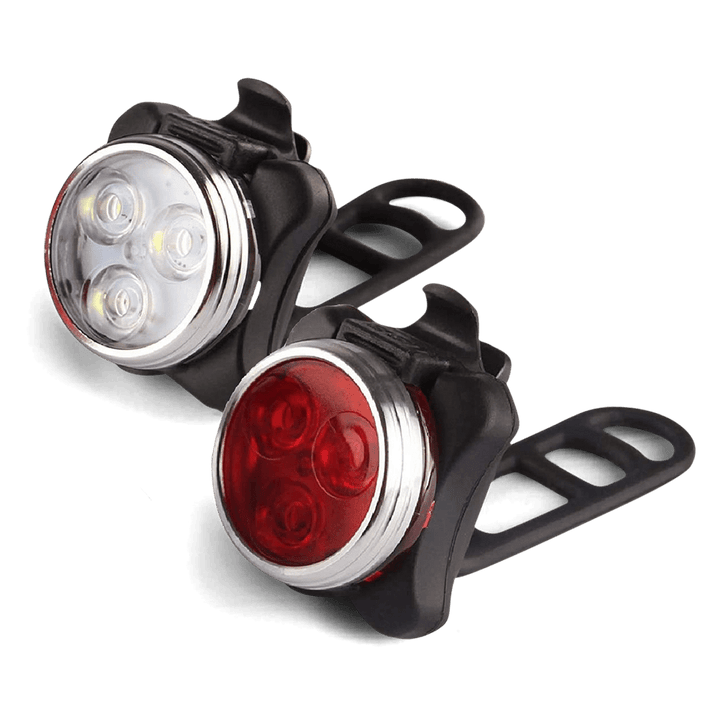 Rechargeable Clip-on Bike Light 2-Pack