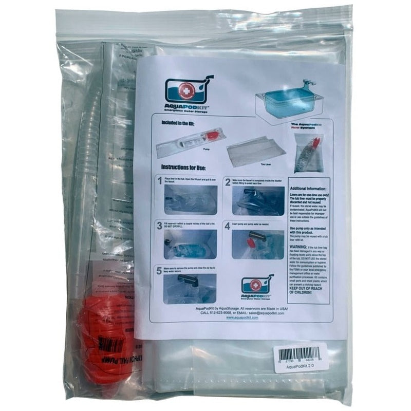 AquaPodKit Emergency Water Storage