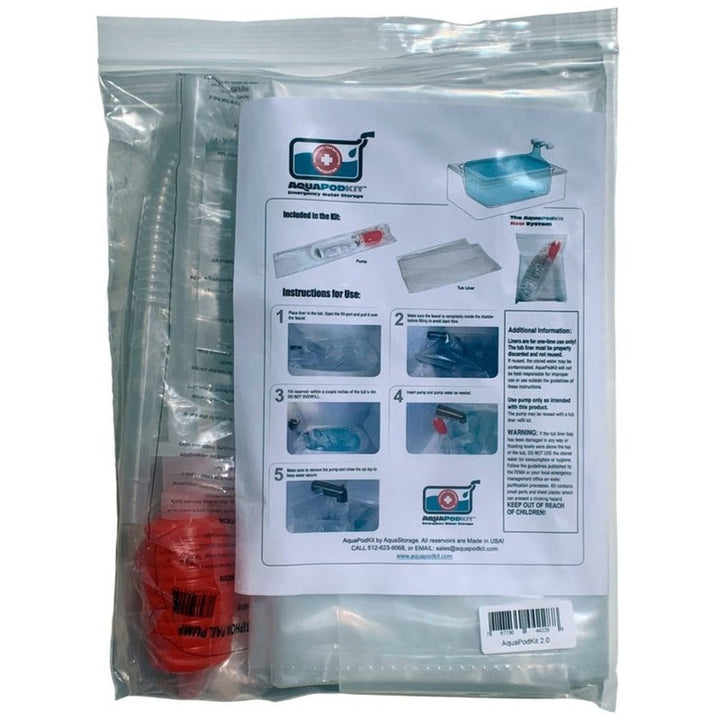 AquaPodKit Emergency Water Storage