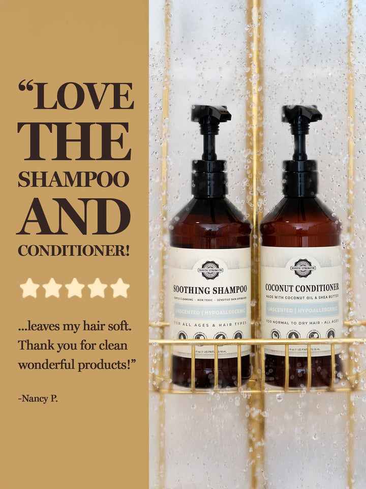 Rustic Strength Soothing Shampoo | Mama + Baby Safe