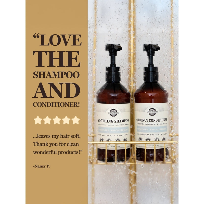 Rustic Strength Soothing Shampoo | Mama + Baby Safe