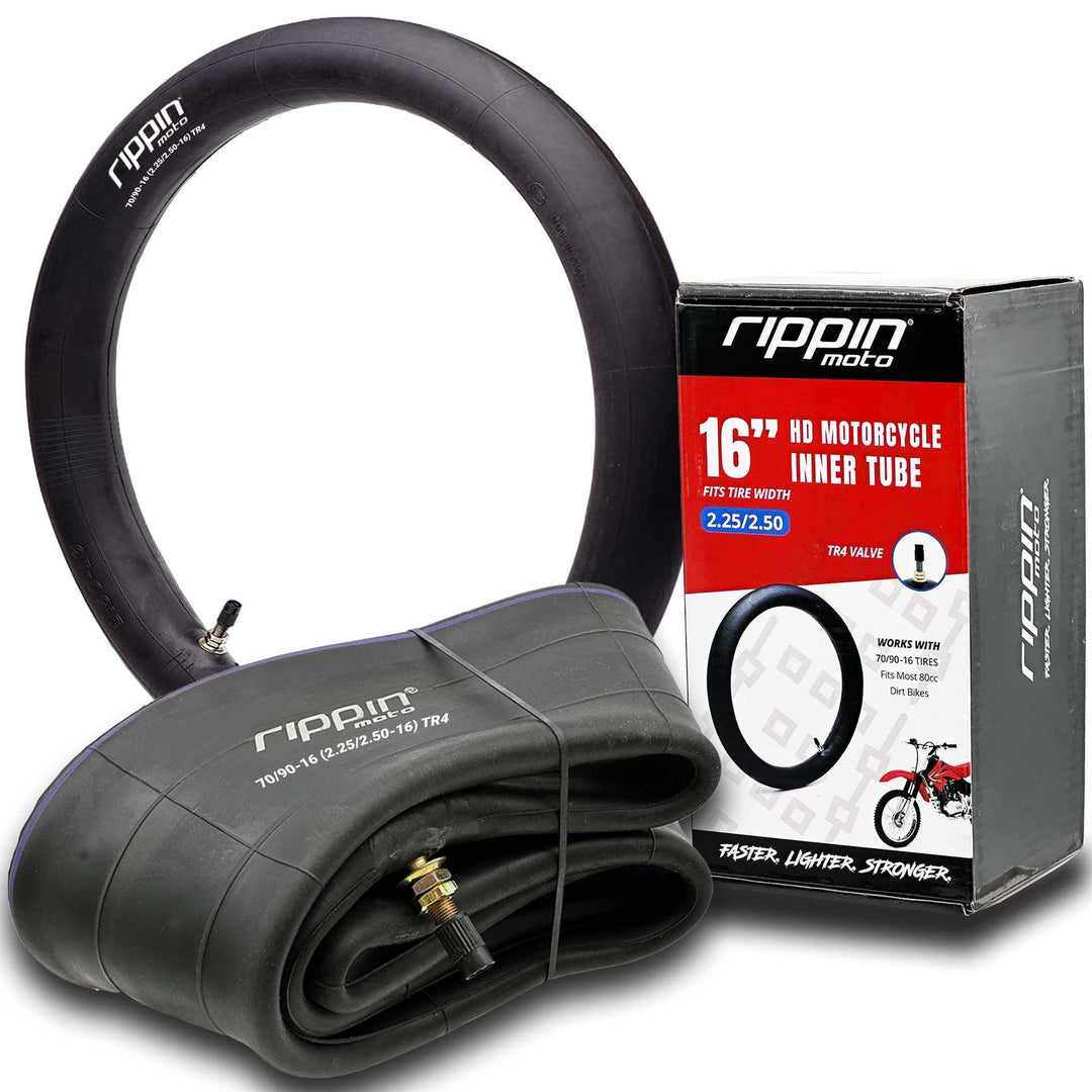 Rippin Moto 70/90-16 2.25/2.5-16 Heavy Duty 16" Inner Tube 3mm Thick