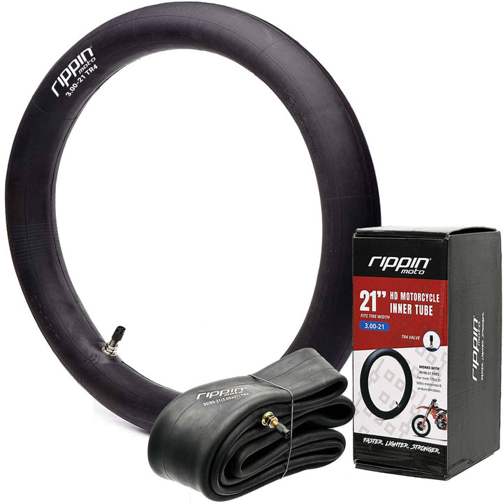 Rippin Moto 90/90-21 3.00 x 21 Heavy Duty 21" Inner Tube 3mm Thick