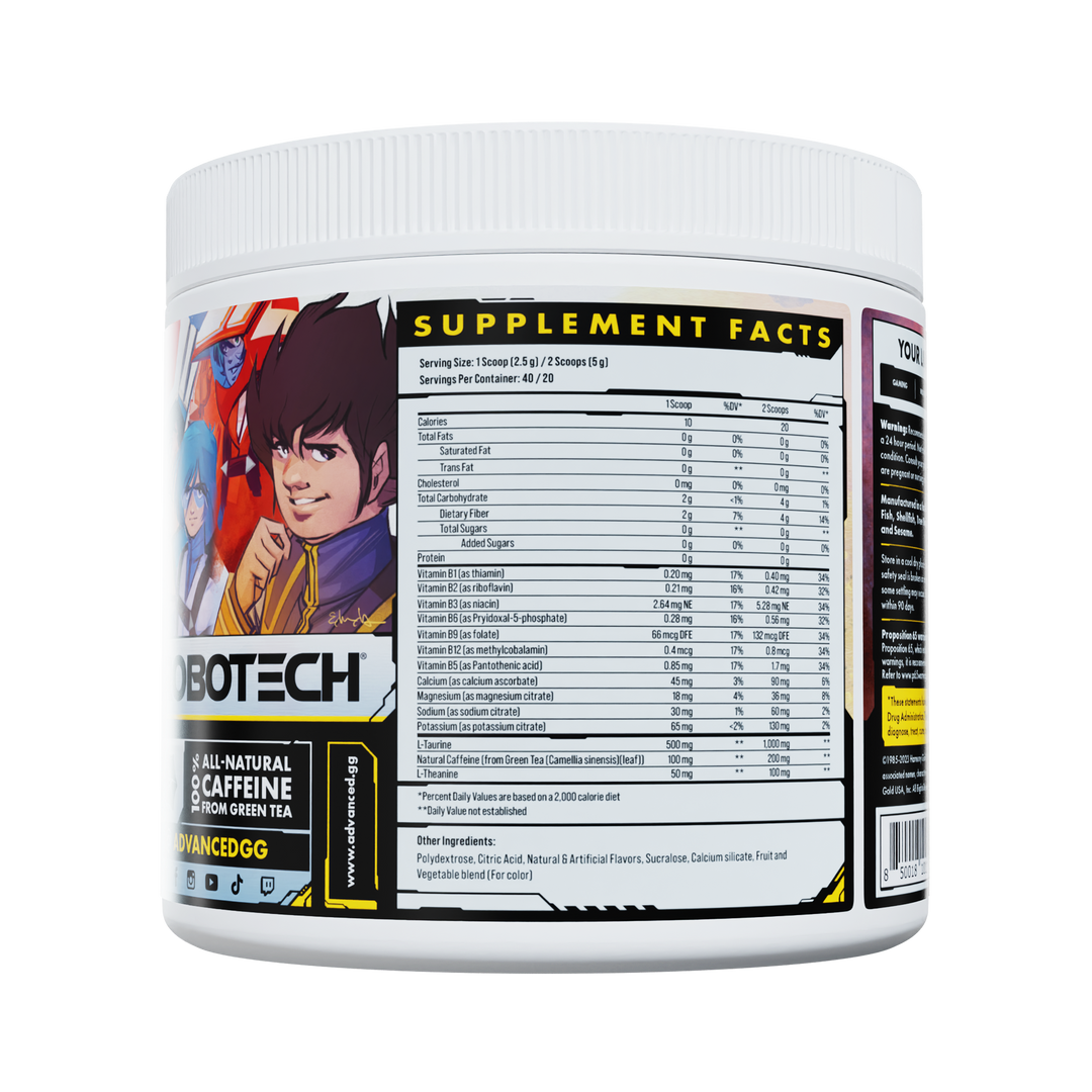 ADVANCED Robotech x ADVANCED Yuzu Protoculture Drink Mix