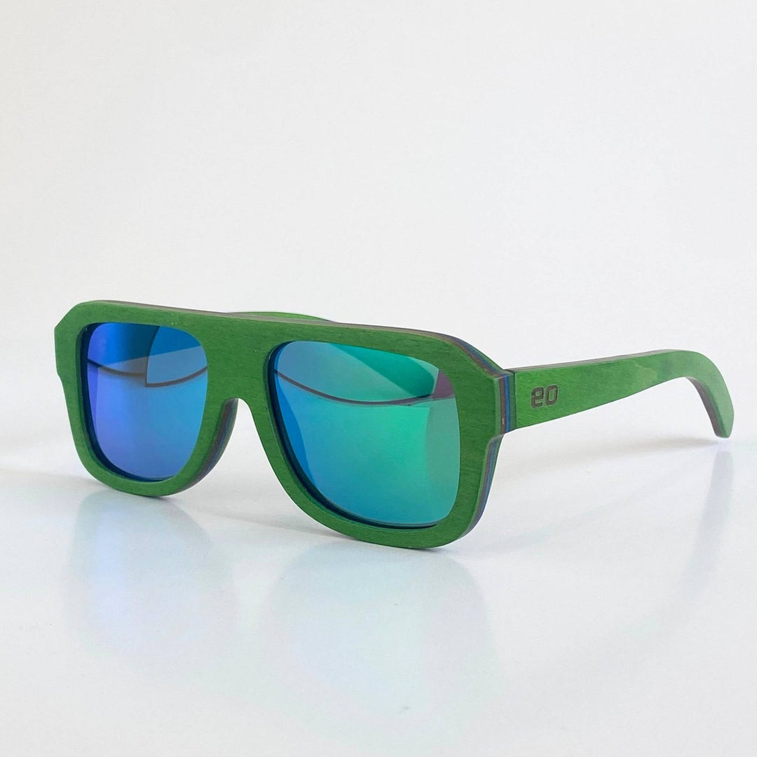 Eastern Outer The Rossi - Layered Skateboard Wood Sunglasses for Kids & Youth