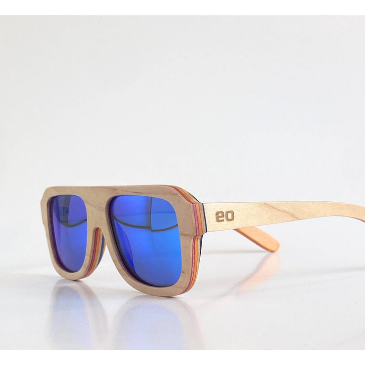 Eastern Outer The Rossi - Layered Skateboard Wood Sunglasses for Kids & Youth