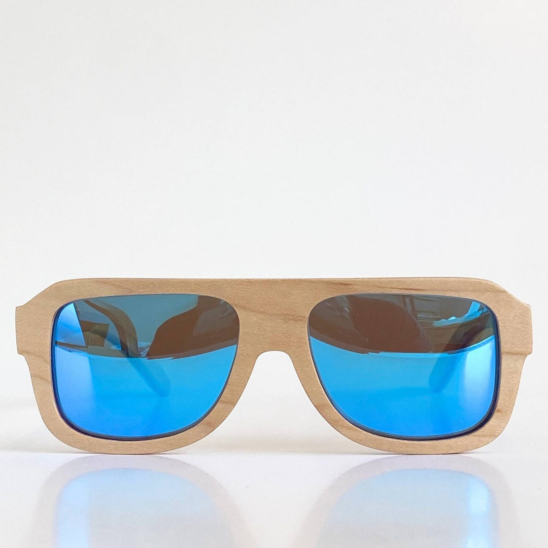 Eastern Outer The Rossi - Layered Skateboard Wood Sunglasses for Kids & Youth