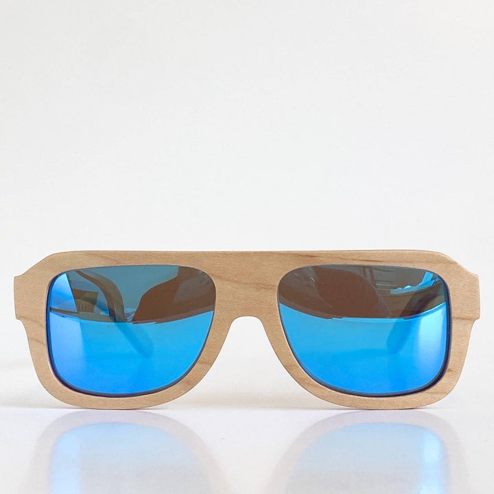 Eastern Outer The Rossi - Layered Skateboard Wood Sunglasses for Kids & Youth