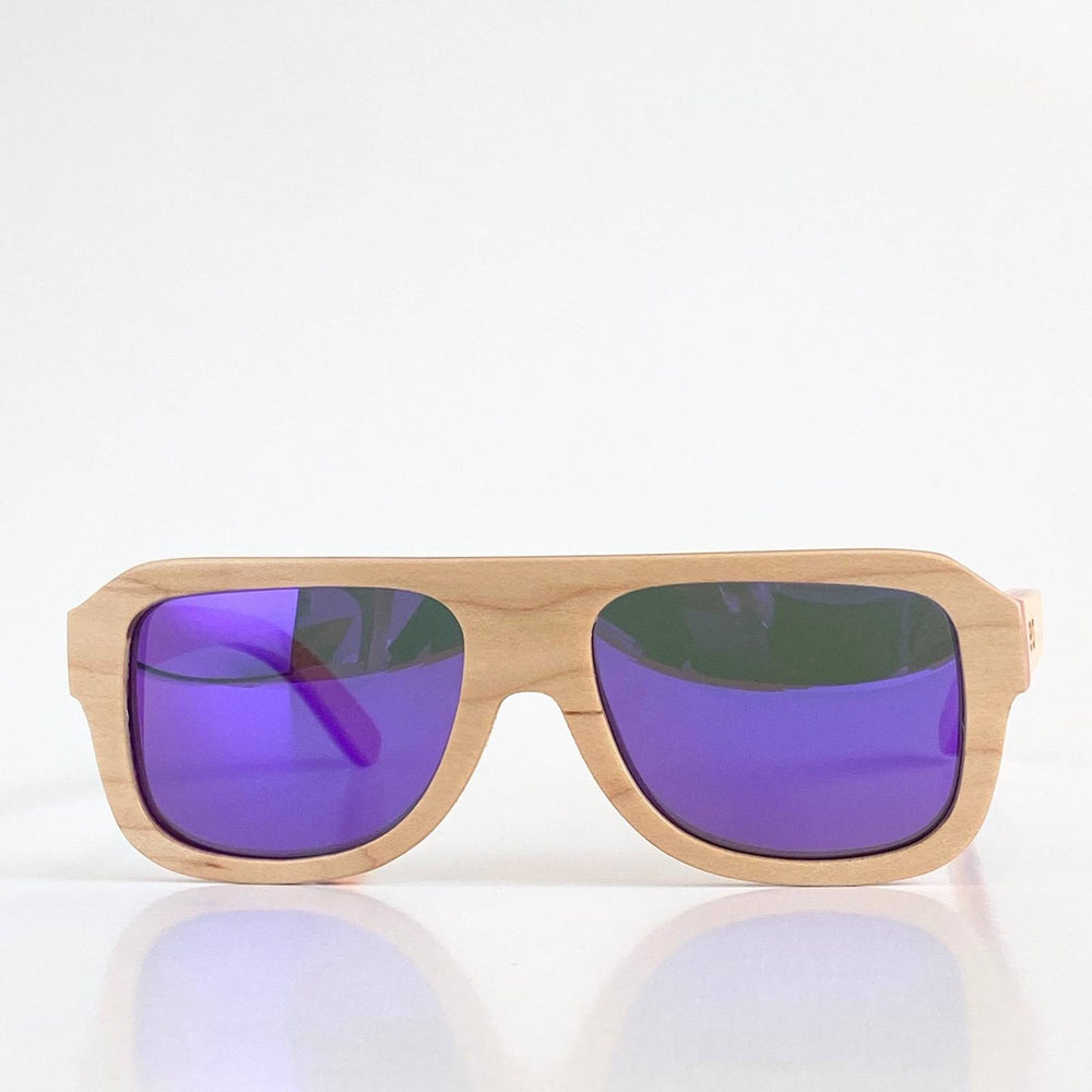 Eastern Outer The Rossi - Layered Skateboard Wood Sunglasses for Kids & Youth