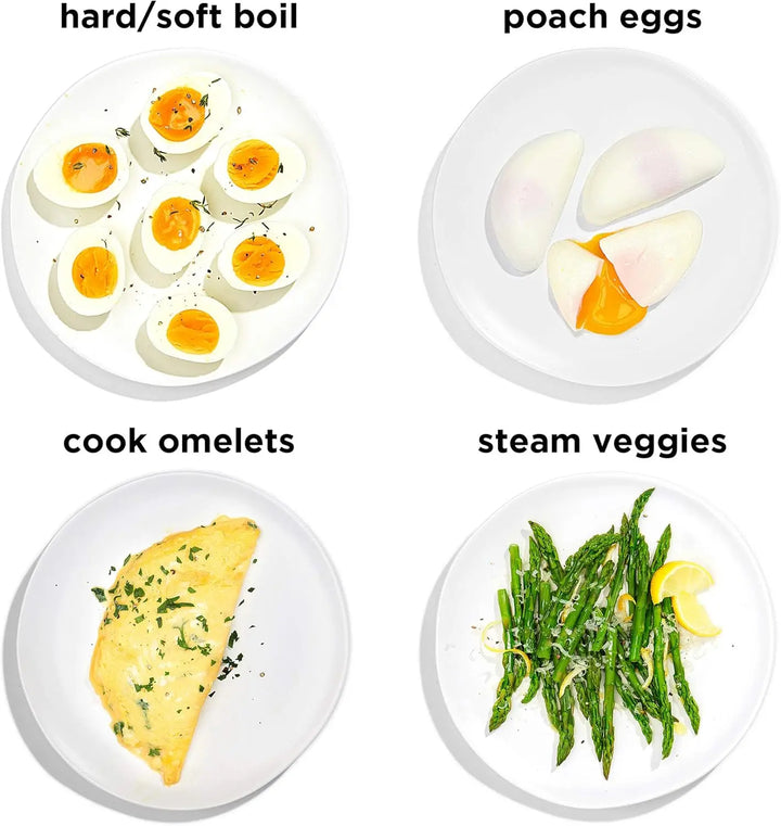 6-Egg Electric Cooker for Perfect Boiling and Steaming