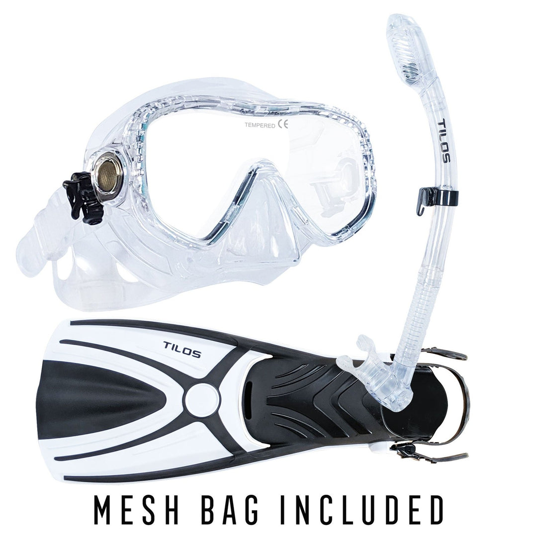 Visionary II Snorkeling Mask and Fins Package