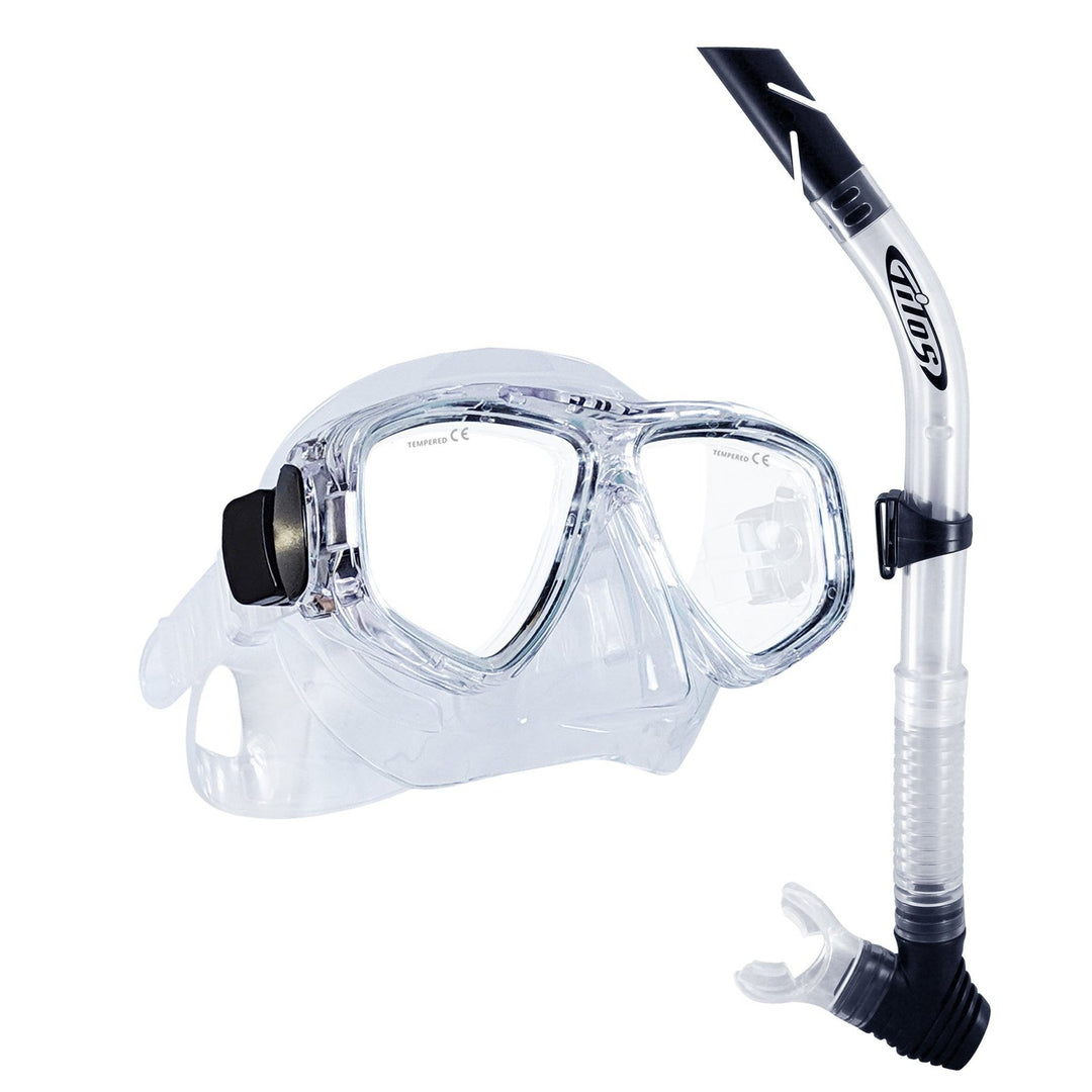 Fantasia Snorkel Mask Combo Set - Best for Various Faces