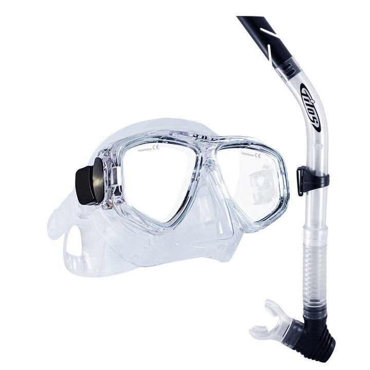 Fantasia Snorkel Mask Combo Set - Best for Various Faces