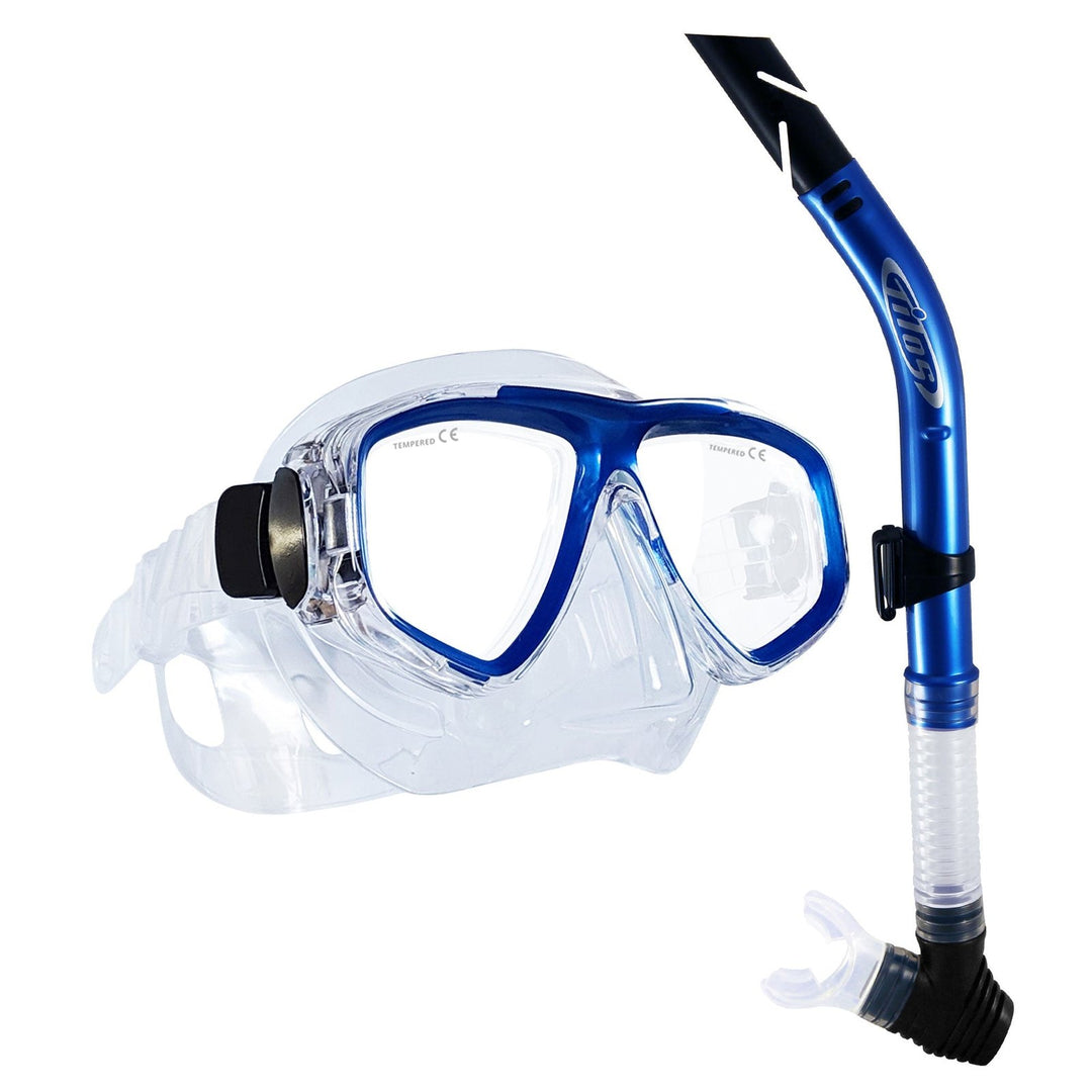 Fantasia Snorkel Mask Combo Set - Best for Various Faces